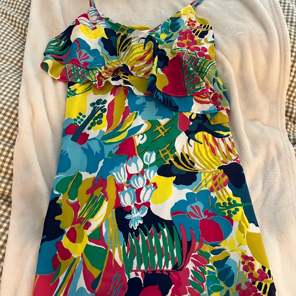 J. Crew Multicolor Floral Dress